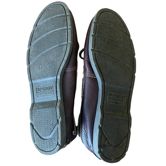 Men’s Sperry Brown Topsider Boat Shoes Size 10.5 - Picture 2 of 5